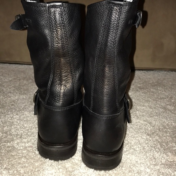 Frye Boots- Veronica Short in Black - Picture 5 of 6